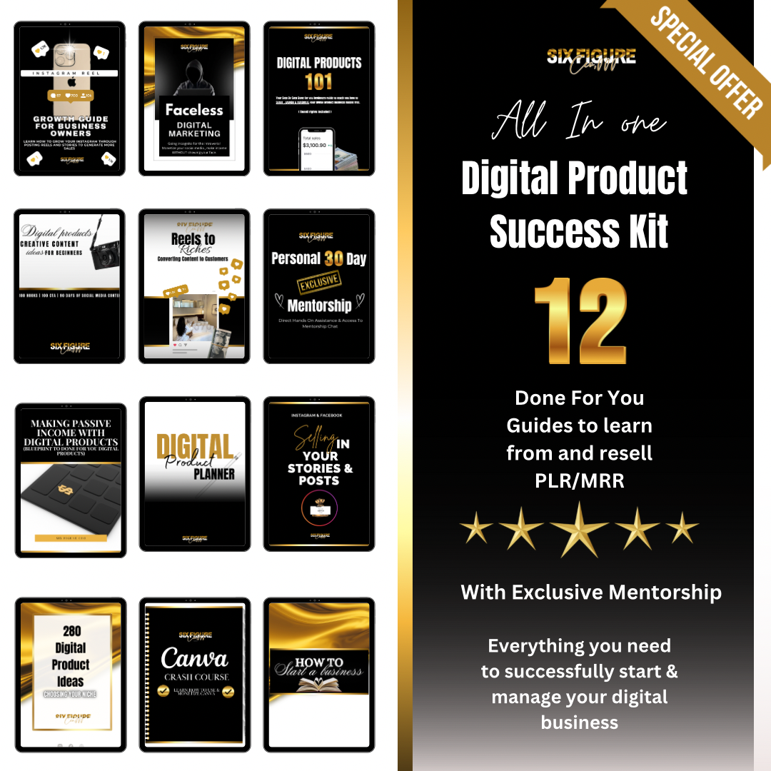 Done for you Digital Product Success Kit